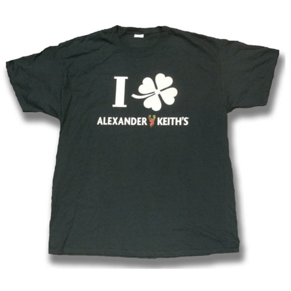 ALEXANDER KEITH'S BEER - CLOVER GREEN T-SHIRT XL